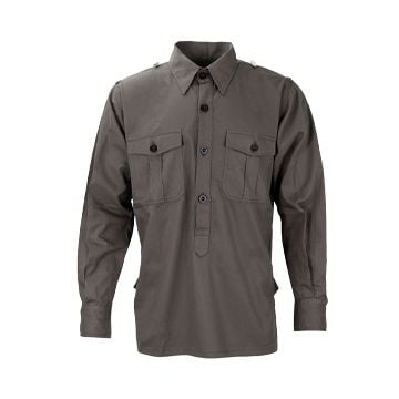 This view shows the WW2 German Army Field Shirt Worn. Thumbnail