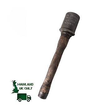 This view shows the front of the grenade. Thumbnail.
