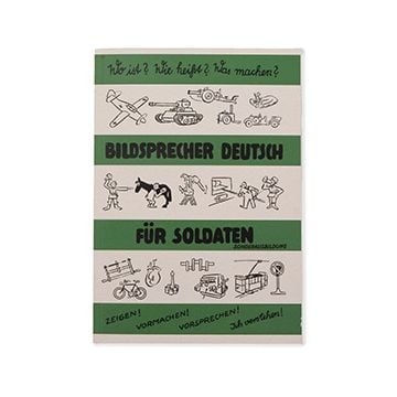 This view shows the front of the WW2 German Illustrated Book for Foreign Units - Part 2. thumbnail.