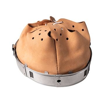 This view shows the German M35 Helmet Liner from the front. - Thumbnail