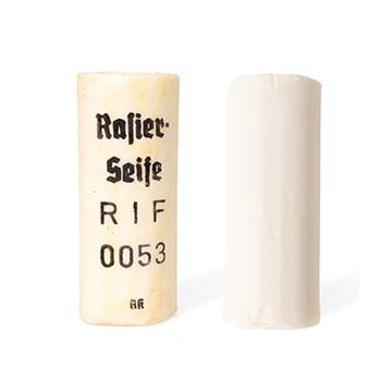 This view shows the front of the WW2 German Shaving Soap - Rasierseife. thumbnail.