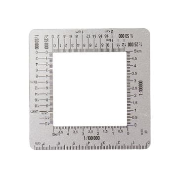 WW2 German Square Planzeiger Mapcase Ruler