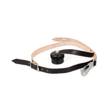 This view shows the complete WW2 German Water Bottle Leather Strap with Lid. Thumbnail.