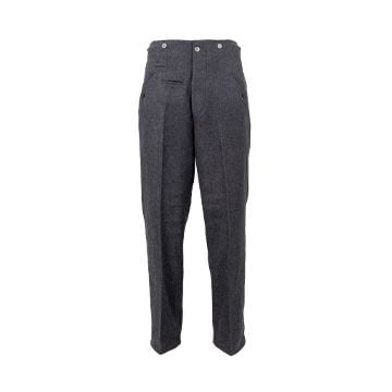 This view shows the front of the WW2 Luftwaffe M40 Wool Trousers with Loop. Thumbnail.