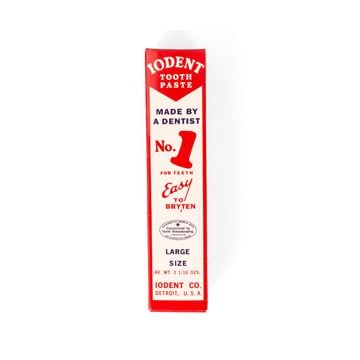 WW2 US Iodent Toothpaste Box