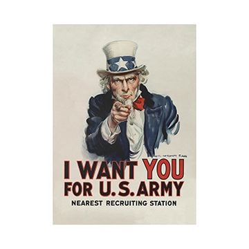 This view shows the front of the poster.