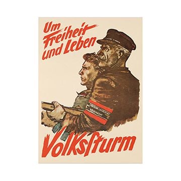 Volksturm - German WW2 Poster