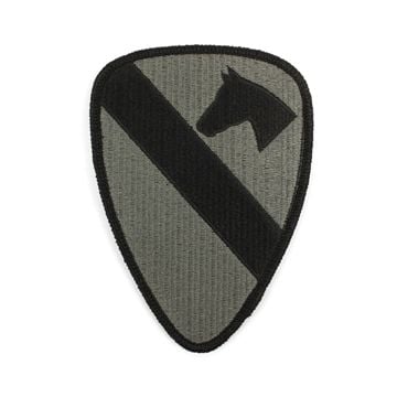 US Army 1st Cavalry Olive and Black Patch