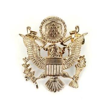 US Army Officer Visor Cap Badge Thumbnail