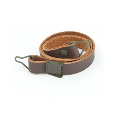 US M1 1943 Pattern Leather Chin Strap - Premium - Thumbnail