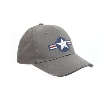 Grey USAF Baseball Cap Thumbnail