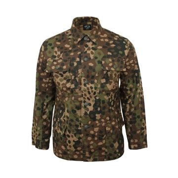This view shows the front of the Waffen SS HBT Dot Tunic. thumbnail