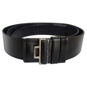 Waffen-SS Officers Black Leather Belt