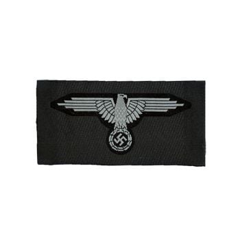 This view shows the front of the Waffen-SS Arm Eagle (BEVO).