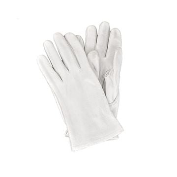German Leather Parade Gloves - White