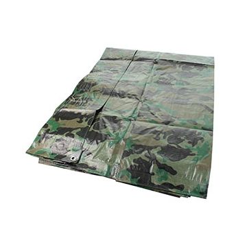 Woodland Camo Tarpaulin 200cm x 300cm Thumbnail