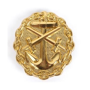 WW1 Imperial German Naval Wound Badge - Gold Thumbnail