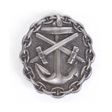 WW1 Imperial German Naval Wound Badge - Silver Thumbnail