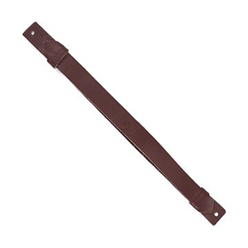 WW2 American Officers Visor Cap Brown Leather Chin Straps Thumbnail