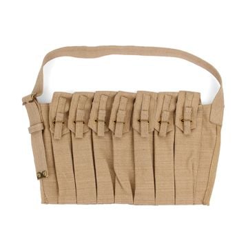 British WW2 Sten Seven Pocket Magazine Bandoleer 