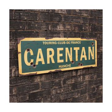 WW2 Carentan Road Sign - Thumbnail