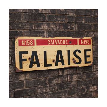 WW2 Falaise Road Sign - Thumbnail