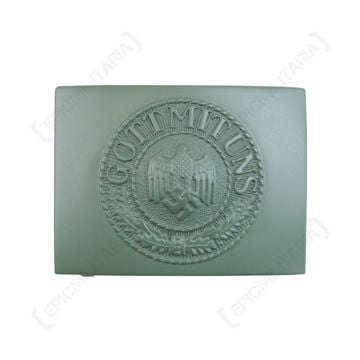 WW2 German Army EM Buckle - Green - Thumbnail