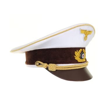 WW2 German Hitler Visor Cap - Khaki