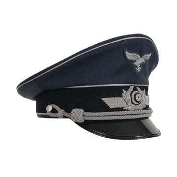 WW2 German Luftwaffe Officers Visor Cap by Erel