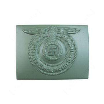 WW2 German Waffen SS EM Buckle - Green - Thumbnail