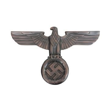 WW2 German Wall Eagle - Antique Bronze - Thumbnail