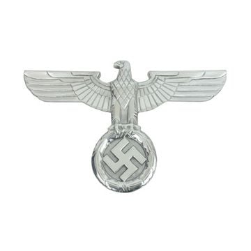 WW2 German Wall Eagle - Silver - Thumbnail