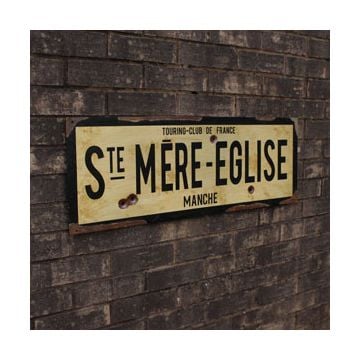WW2 Ste Mere Eglise Road Sign - Thumbnail