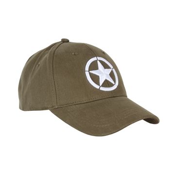WW2 Star Baseball Cap - Embroidered thumbnail