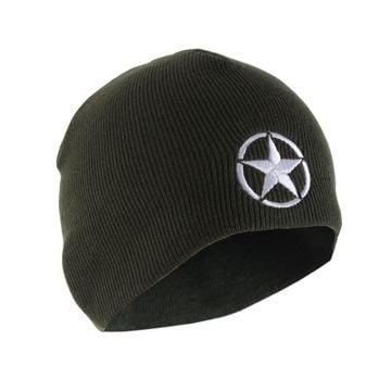 WW2 Star Beanie Hat Thumbnail