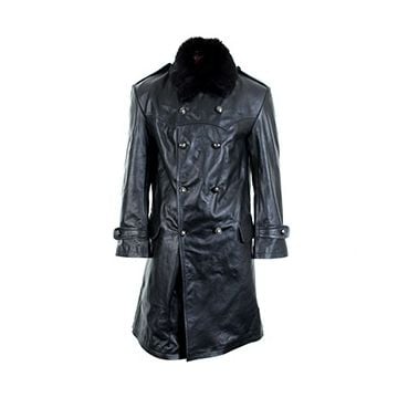 WW2 Russian Navy Officer Leather Coat Thumbnail