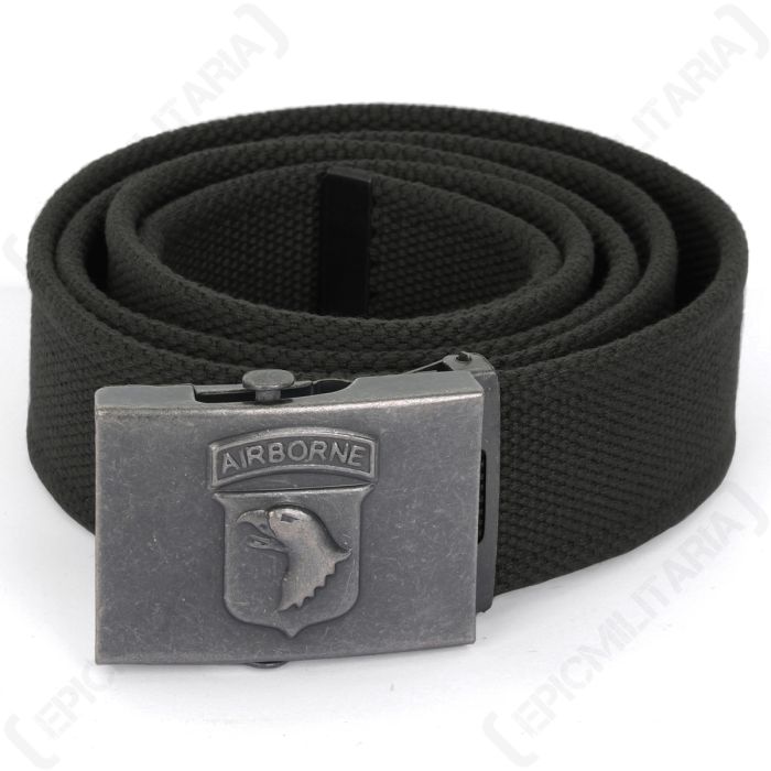 101st Airborne Trouser Belt - Black Main