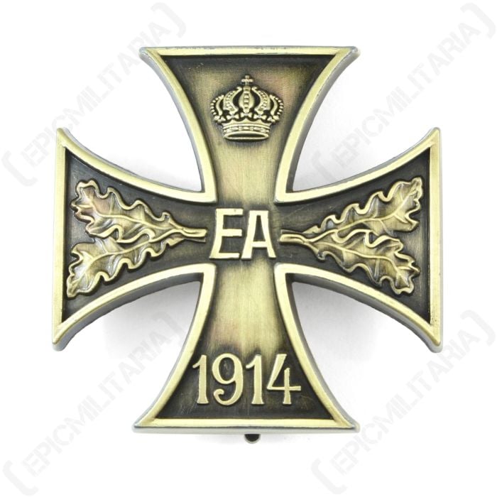 1918 War Merit Braunschweig Cross 1st Class Pin Back Front