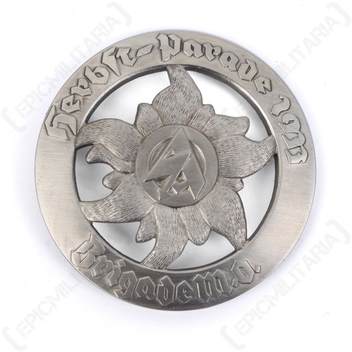 1933 SA Brigade Autumn Parade Badge Main