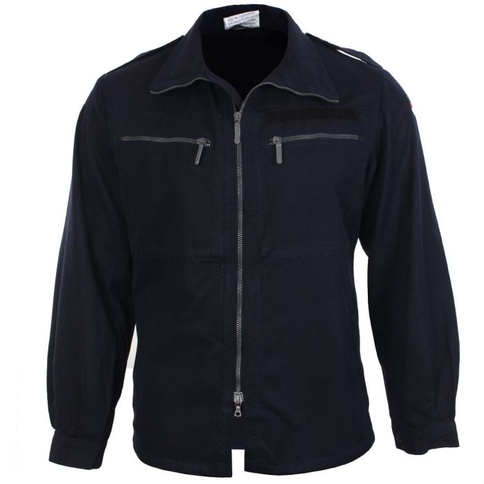 Front view of an Original German Deck Jacket - Blue
