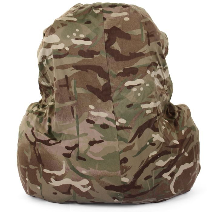An Original British Army MTP Rucksack Cover in use.