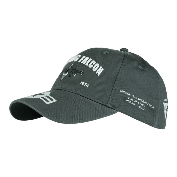 This view shows the front of the US F-16 Falcon Baseball Cap