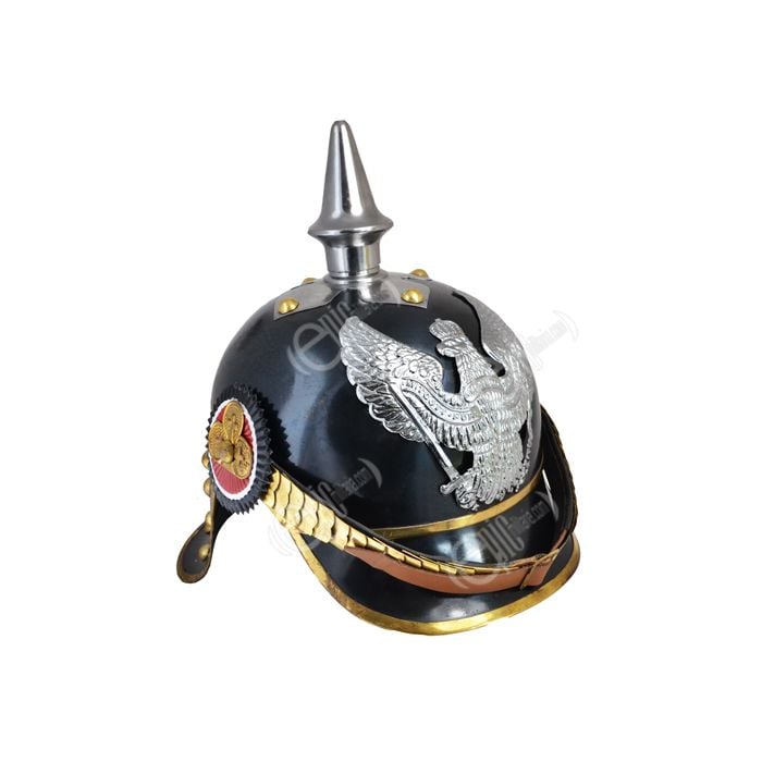 WW1 German/Prussian Cuirassier Pickelhaube - Black