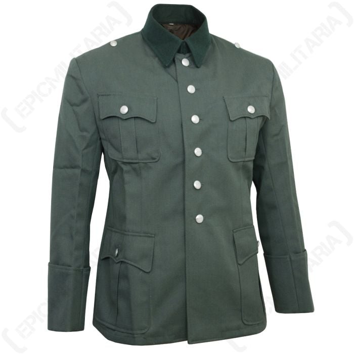 German Army M36 Field Grey Wool Tunic WW2 Repro Uniform Jacket Military New