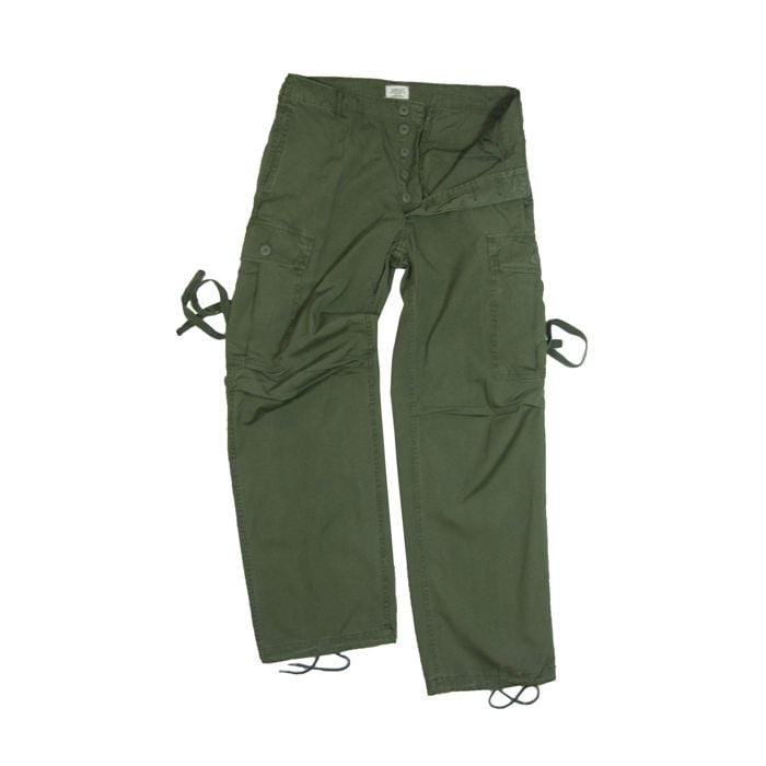 US Olive Green Tropical/Jungle Trousers - Vietnam Era