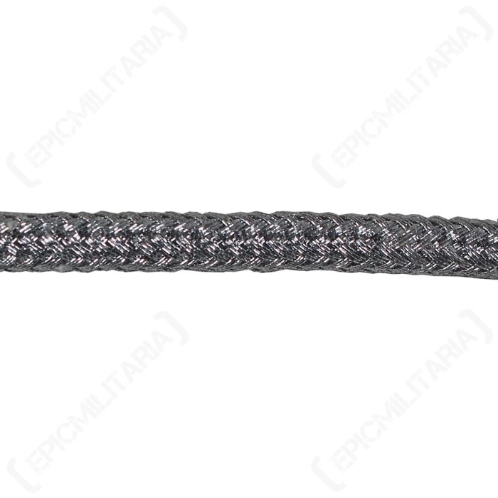 Extra Thick Silver Uniform Braid