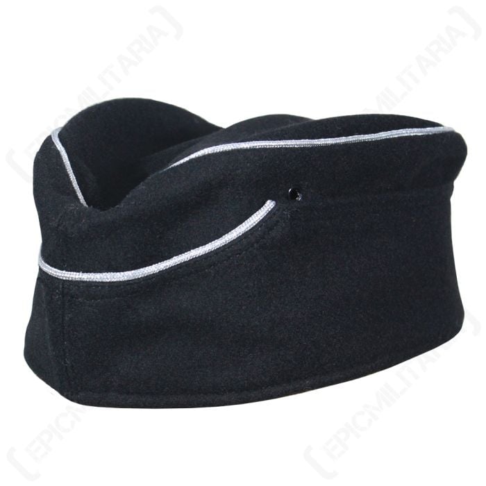 officers m34 panzer black overseas side cap