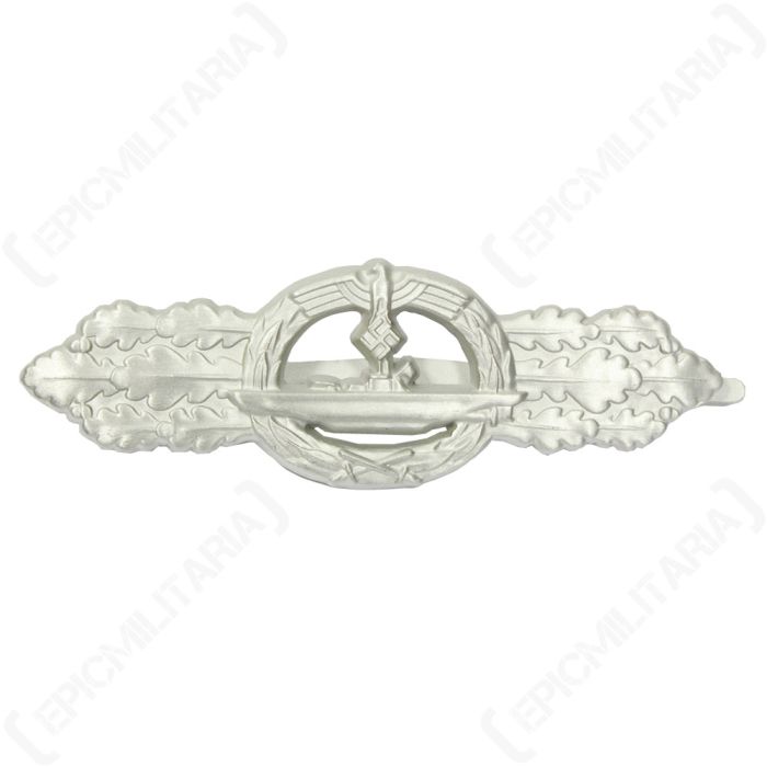 WW2 German U-Boat Clasp - Silver