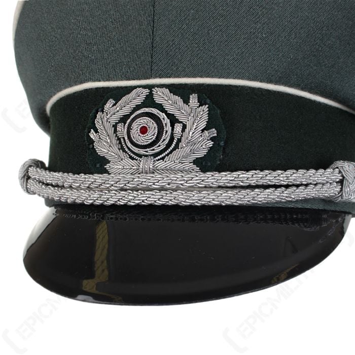 WW2 German Officers Visor Cap by Erel without Insignia Epic