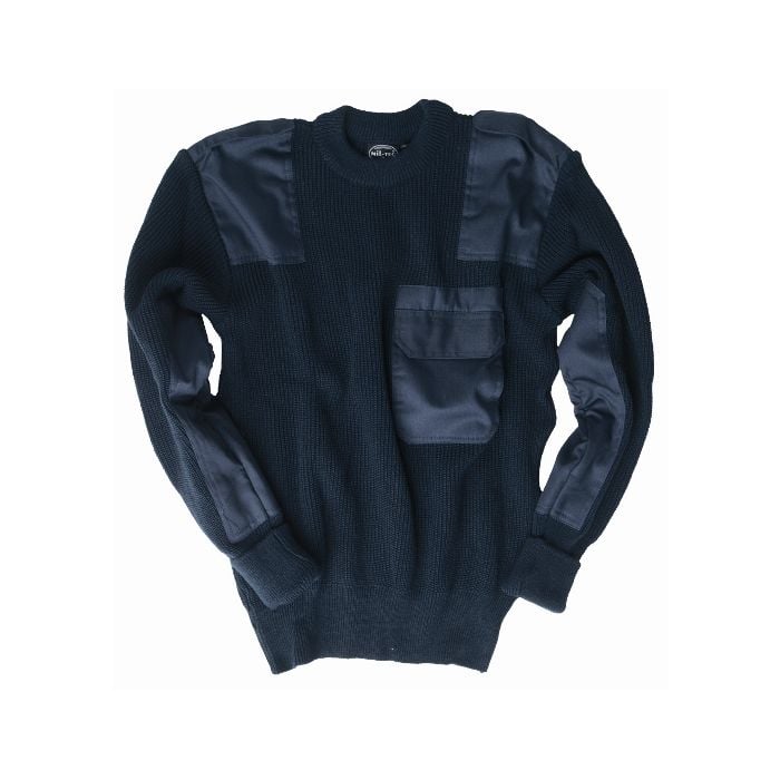 German Army Style Jumper - Dark Blue